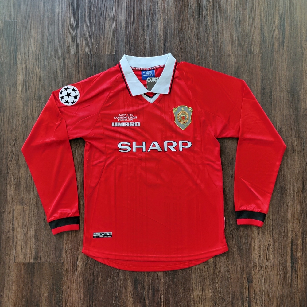 David Beckham Manchester United New Men's Champions League Final Soccer Jersey